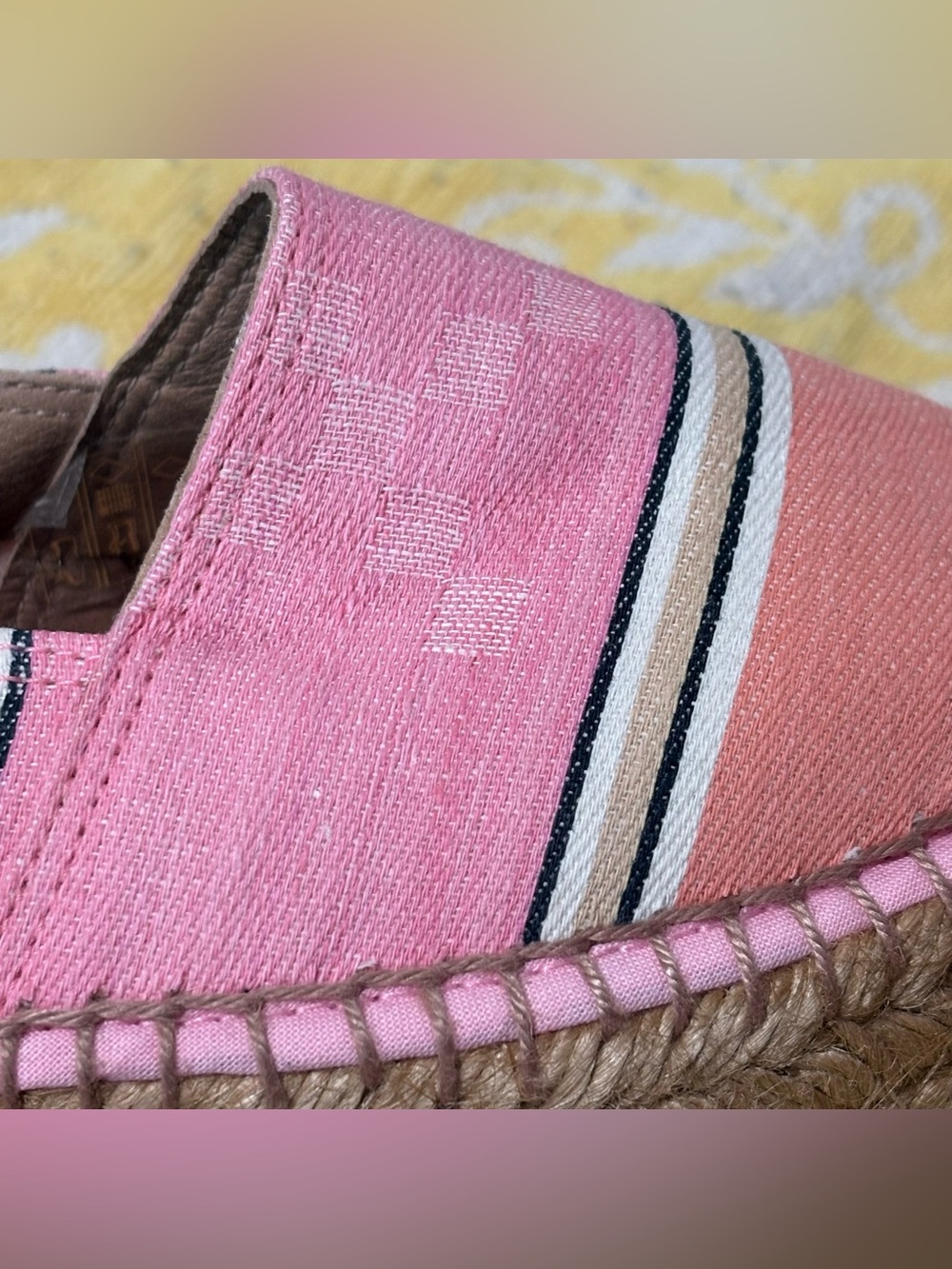 Penelope Chilvers Riviera Espadrilles-high platform jute sole. Size 36/6 - Picture 9 of 10